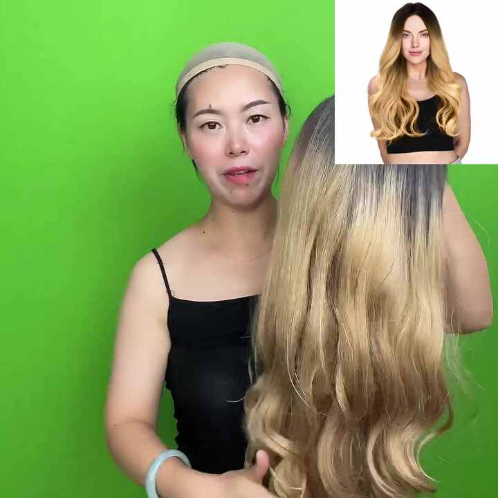 High Quality Synthetic Fiber Lace Front Wigs Wholesale for Black