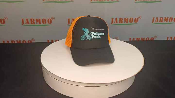 Promotional Design 3D Puff Embroidery Screen Print With Logo Panel Patch  Baseball Hat Dad Cap Foam Mesh Cap Custom Trucker Hat