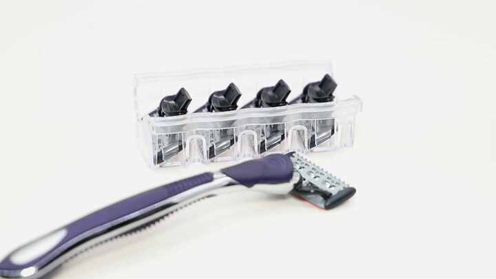 Five Blade Shavers with Lubricant bar and Super Rubber Handle Razors ...
