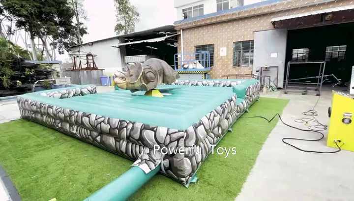 牛の乗り物 アミューズメントパークライドインフレータブルロデオ