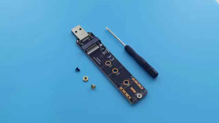 Adaptateur Usb Sata Boîtier SSD M.2 Vers USB Type-C - Aluminium - Compatible NGFF SATA B-Key 2230/2242/2260/2280 Adaptateur Sata Usb