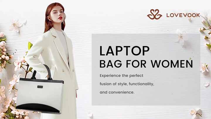 LOVEVOOK 17 Inch Laptop Tote Bag For Women Work, Teacher Tote Nurse Bag