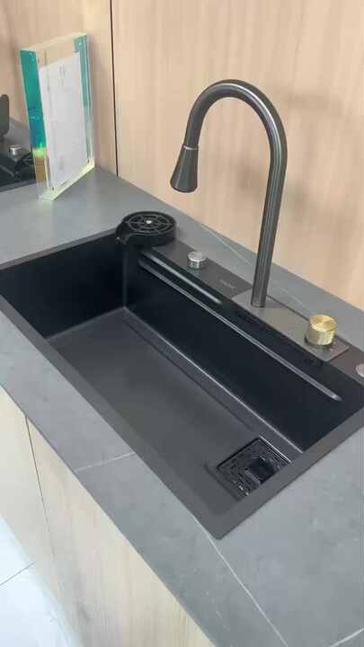 Copertura Foro Rubinetto Lavandino In Acciaio Inox | Piastra Deck Quadrata Nero | Per 1-3 Fori