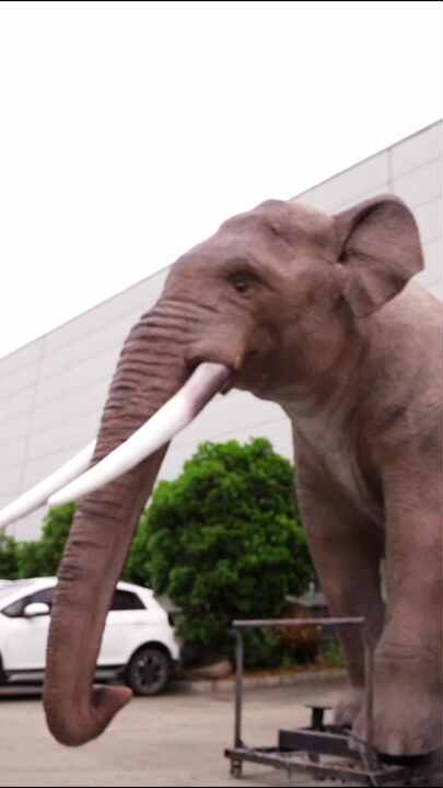 JN-Z23J26 Animatronic Elephant - Lifesize Theme Park Model