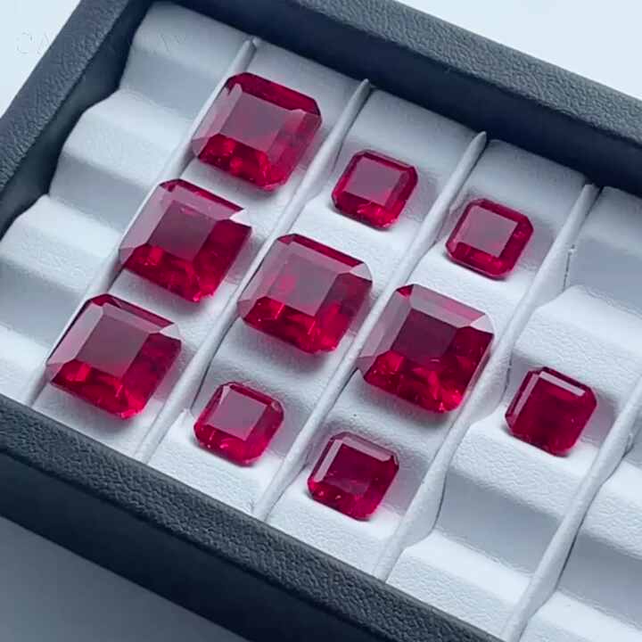 Wholesale Synthetic Ruby Gemstones - Lab Created Loose Stones
