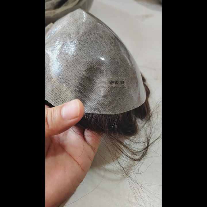 Invisible Natural Hairline Male Hair Prosthesis Toupee
