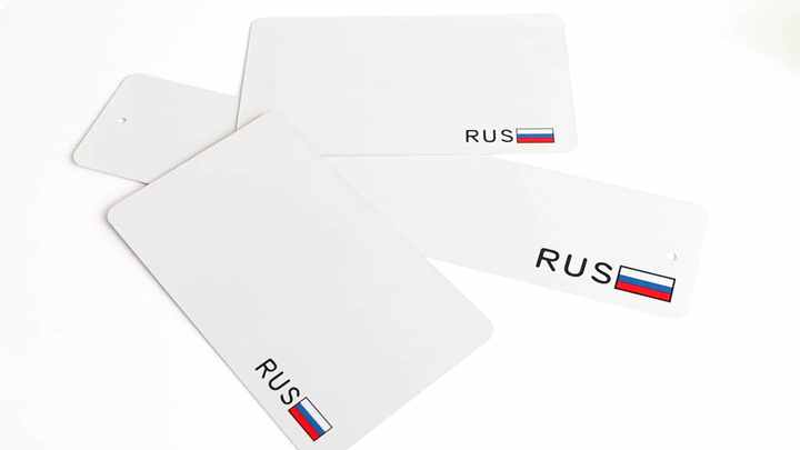 大珍品！ロシア軍車両のナンバープレート（前・後）ペアセット！実物、入手困難な逸品 大珍品！ロシア軍車両のナンバープレート（前・後）ペアセット