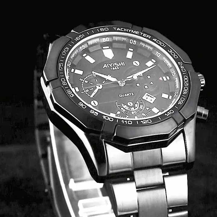 AIYISHI Men's Fashion Quartz Watch Stylish Durable - Main Image