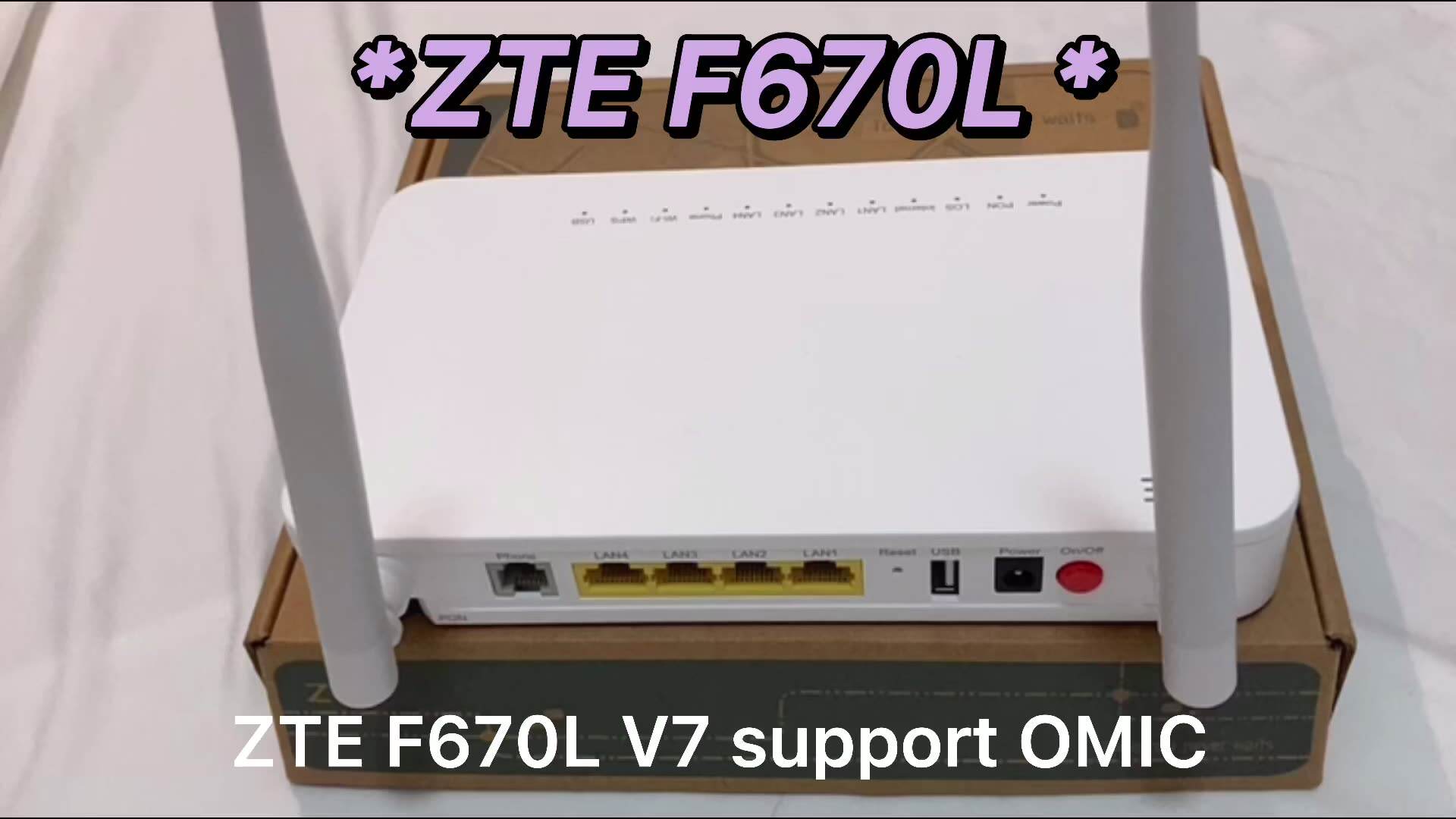 Nova chegada dupla banda ont roteador zte zxhn f670l xpon onu 1ge