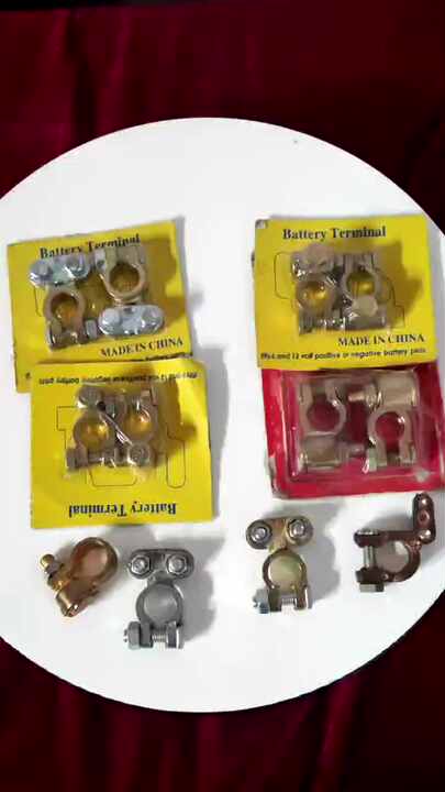 ZX Auto Universal Brass Battery Terminal - Durable & Reliable
