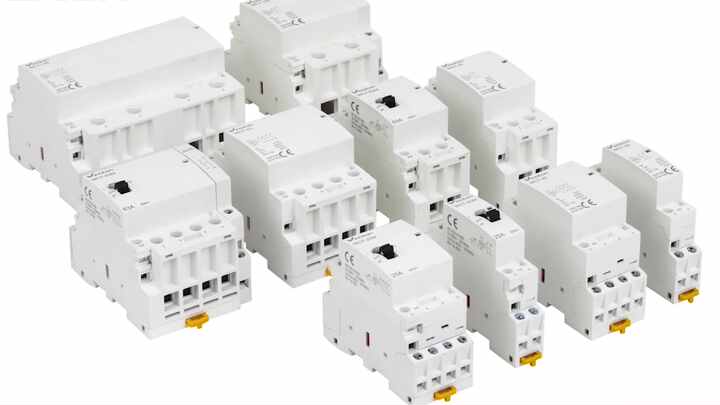 Miskall Contattore AC 230V 4P 63A – BCH8-63M Ultra Silenzioso E A Risparmio Energetico Per Impianti Domestici E Industriali