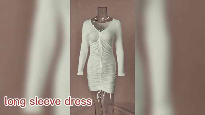 sachin and babi light blue dress Casual Long Sleeve Dresses main image 1