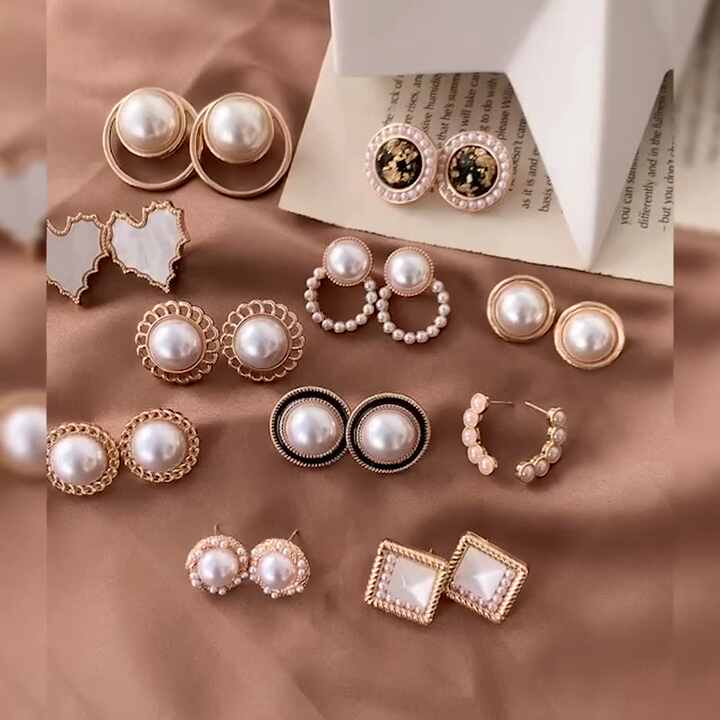 Orecchini a clip vintage in argento sterling con foglia