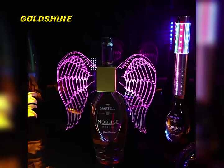 充電式LEDストロボバトンエンジェルウィングLEDボトルプレゼンター