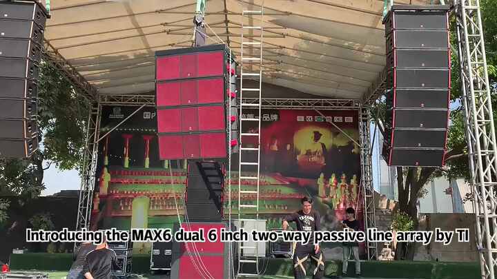 Professional Outdoor Concert Sound System Dual Inch Two-Way