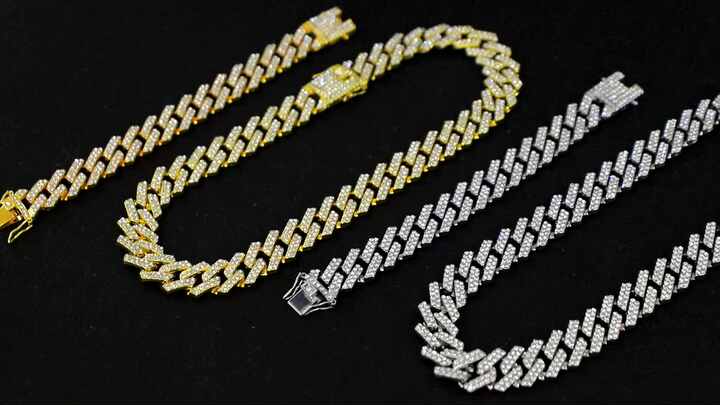 20MM Hip Hop Iced Out Miami Diamond Bling Men's Gold Plated Cuban