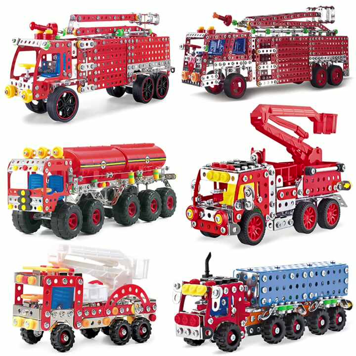 673PCS+エクスプローラーメカX-7 3DメタルアセンブリDIYキット 673pcs+