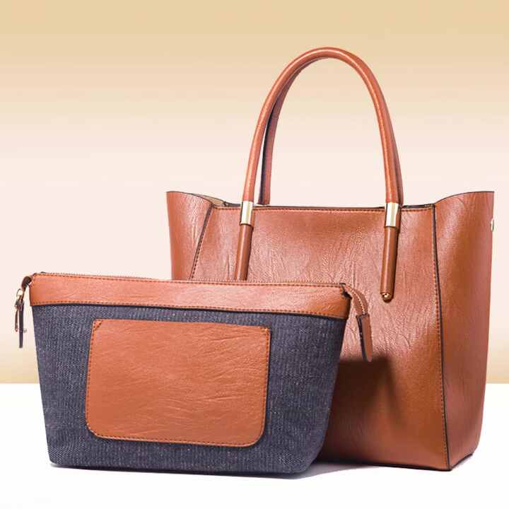 Monederos y bolsos de mano con logotipo personalizado, conjunto de - Main Image
