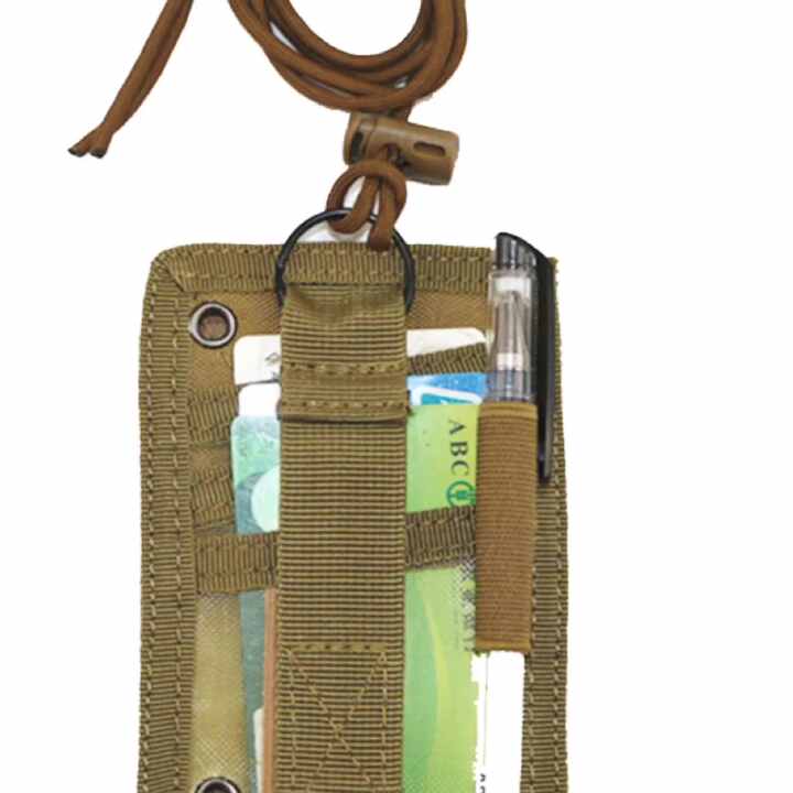 Pan African Flag ID Badge Holder With Lanyard - Clear Window & Card Slot, Waterproof, Detachable Neck Strap - View #3