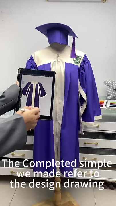 Classic Kindergarten Primary School Graduation Dress Children's Uniform 2 Sets Clothes & Hats 100% Polyester Classic Kindergarten Primary School Graduation Dress Children's Uniform 2 Sets Clothes & Hats 100% Polyester