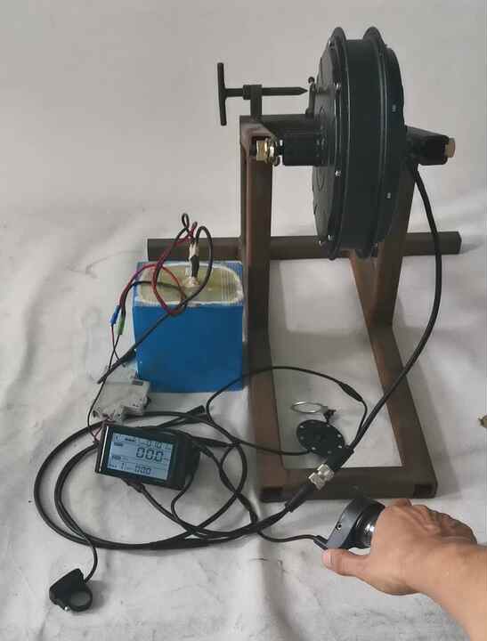 1000W電動自転車モーターシステム、簡単設置キット（ブラック）