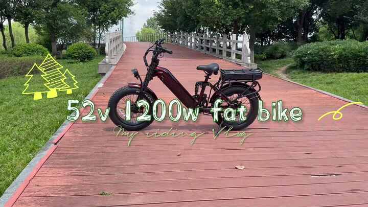 Full Suspension 1500w 1200w Hengtai Hub Motor Fat Tire 20inch Electric Road  Bike Electric City Bicycle for Adult