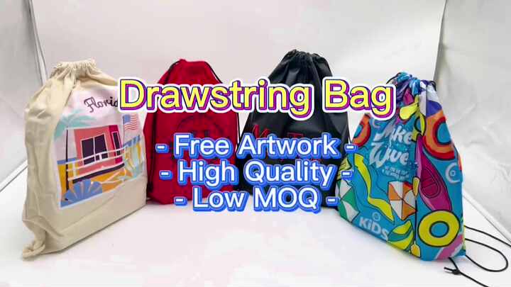 Promotional 210D Polyester String Backpacks - Waterproof