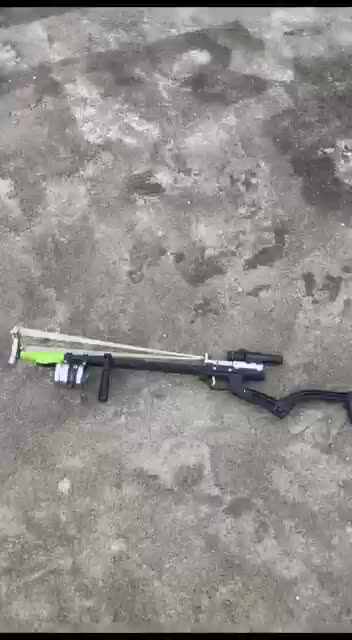 Fronde Télescopique Puissante Avec Visée Laser Rouge/vert - Aluminium Aviation - 60-100cm