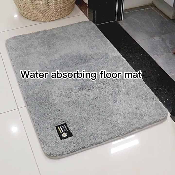 Bathroom Rugs Bath Super Water Absorbent Mat Microfiber Thickened To Absorb Water And Prevent