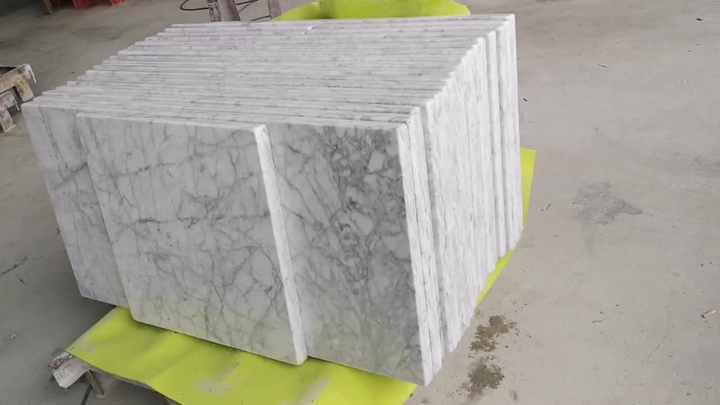 美蘭家和 / 大理石 天然石ポリッシュビアンコカララホワイトマーブルスラブ