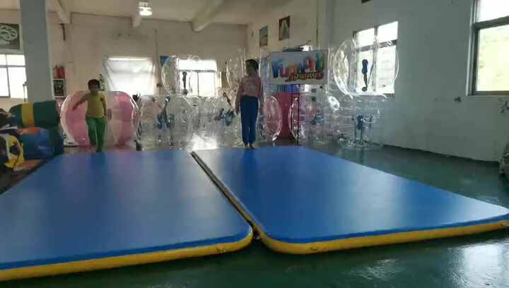 Ensemble de Tapis Gymnastique Gonflable et Rouleau, Piste d'Acrobatie avec Pompe Électrique, Entraîneur de Flexion Arrière, Équipement de Gymnastique pour Usage Domestique/Salle de Sport/Yoga | FR