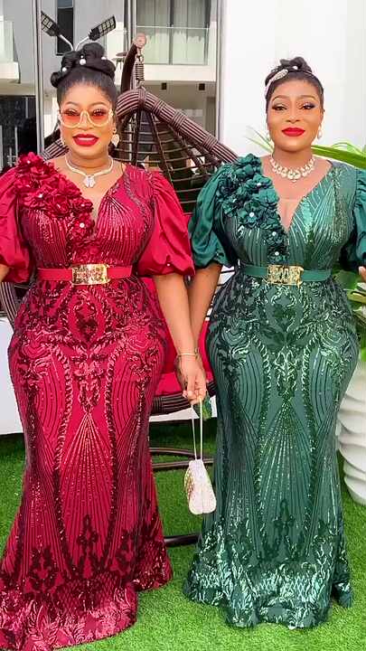 Custom New Fashion Turkish Party Dress for Women Sequin Embroidery