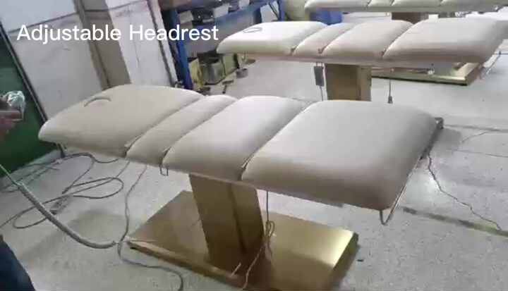 Kisen Luxury Massage Table - High Quality Nude Leather