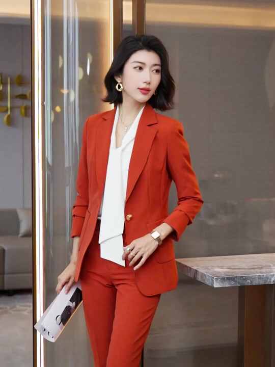 New Design Fashion Elegant Casual Slim Fit Women's Office Business