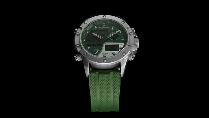 NAVIFORCE 9221 SGNGN Men's Watch Multi-Function Waterproof