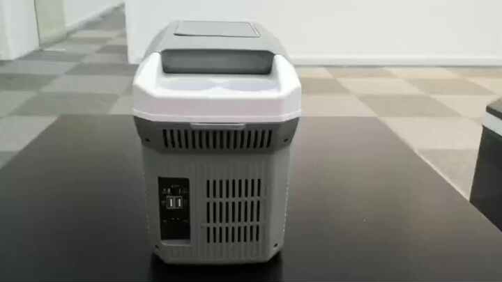 8L Car Refrigerator Heating Box Car Home Mini Refrigeration 12v Cigarette  Lighter Plug