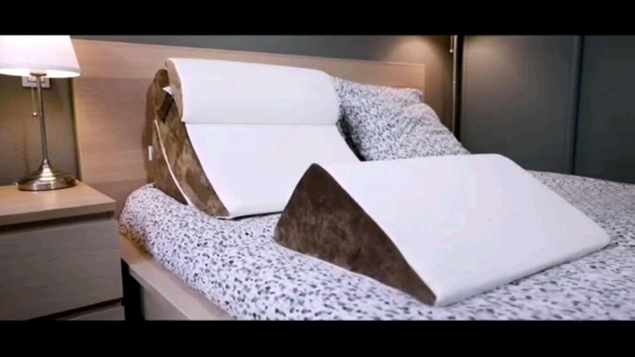 Set 6 Cuscini A Cuneo In Memory Foam, Ergonomici Per Lettura, Schiena E Gambe, Rivestimento Traspirante E Lavabile