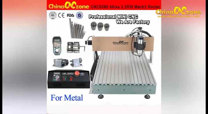 EU FREE TAX New Wood CNC Router 6090 4 Axis from Factory
