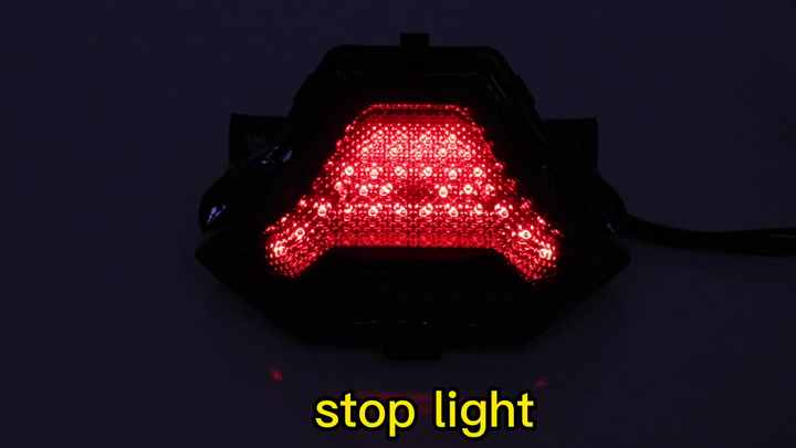 雅马哈R3/R25 / Y15ZR /MT03/ MT07发光二极管摩托车尾灯刹车灯后尾灯