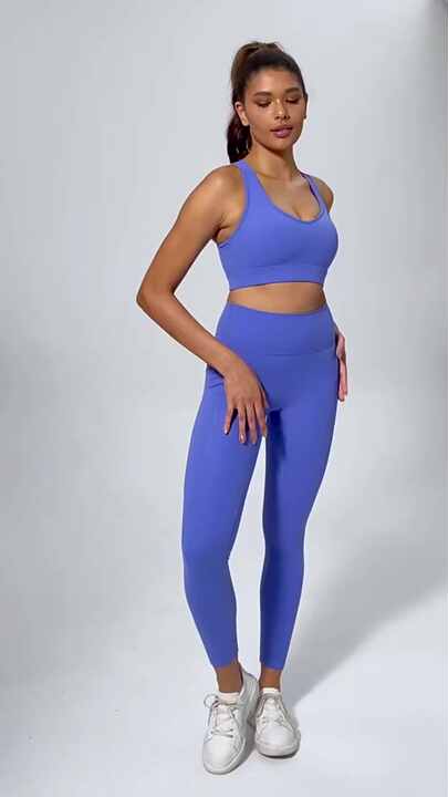 High Waist Sustainable Fitness Pants Eco-Friendly Yoga Clothes