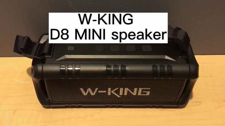 W-KING D8 Mini Bluetooth Speaker - Waterproof & Portable