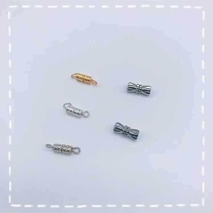 High Quality Connector Two Hooks Barrel Lock Clasp Jewelry Hook