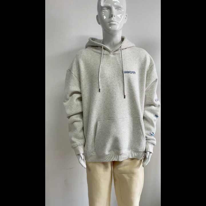 Générique Sweat Homme à Capuche Zippé Hiver Grandes Tailles Décontracté