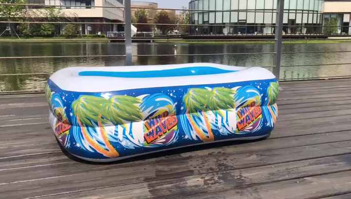 Big Summer Rings Inflatable Kiddie Swimming Pool for Toddler