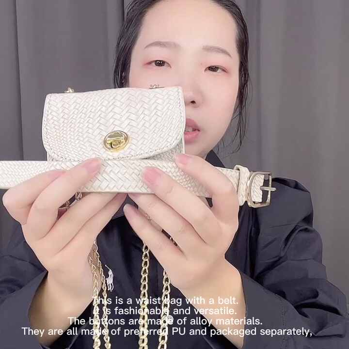 Women's Belt Fashion Leopard Belt Bag Mini Chain Bag Fashion