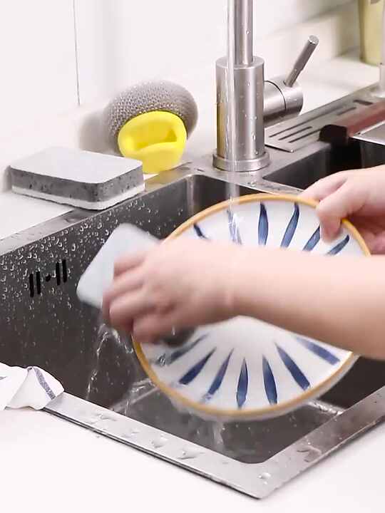INOGS Porta spugna da cucina (nero) – Supporto per spugna e panno in lavello – Ripiano per spugna e strofinacci in lavandino – Porta asciugamani – Porta strofinacci con cuscinetto adesivo di