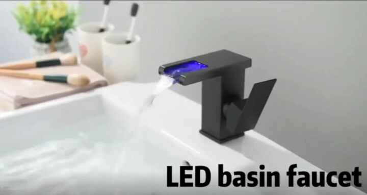 AURALUM MAX 2PCSMiscelatore Rubinetto Lavabo Cascata Nero Moderno Miscelatore Rubinetto Bagnoper Lavabo Da Posa Lavabo Da Incasso 92312636