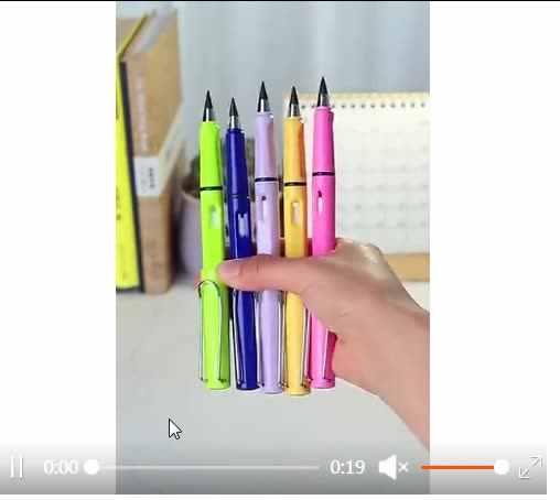 Source 6 Colors Everlasting Pencil Inkless Pencil Eternal Pen