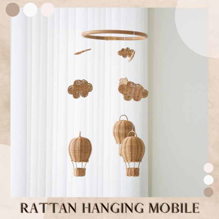 Ceiling infant baby crib mobile eco friendly handmade hanging newborn baby  cot mobiles nursery room accessories