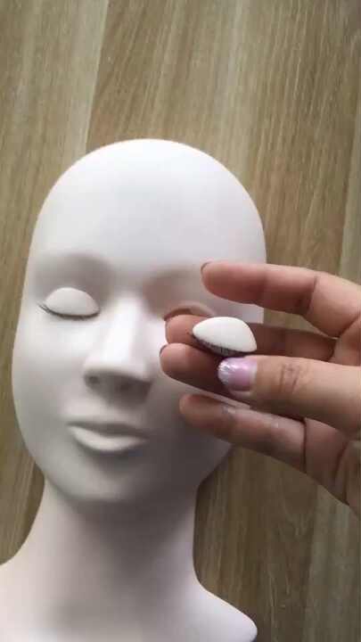 睫毛模特可移动眼睑训练假人头部睫毛人体模型与眼睑睫毛扩展